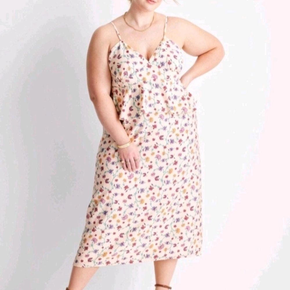 Floral Spaghetti Strap Dress